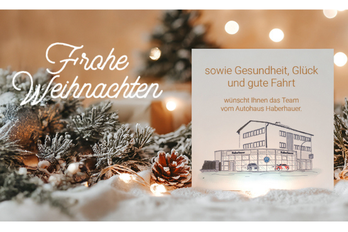 Das Haberhauer Team wünscht Frohe Weihnachten sowie einen guten Rutsch und allzeit gute Fahrt. Wir freuen uns auch 2026 Ihre Fachwerkstätte in der Stadt Amstetten sein zu dürfen.
