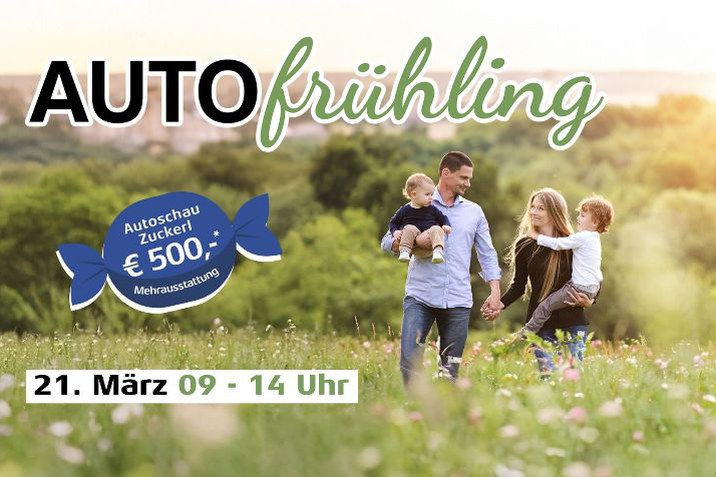 Sichern Sie sich € 500,- auf Mehrausstattungen beim Autofrühling. 